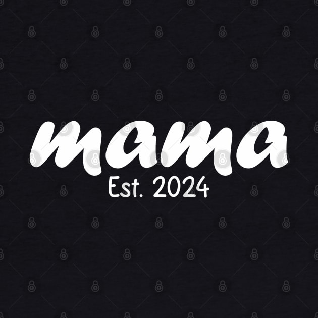 Mama Est. 2024 Baby Announcement by Qasim